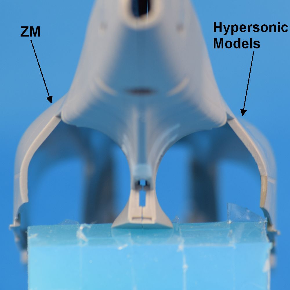 F-4ファントム胴体修正セット（造形村用）