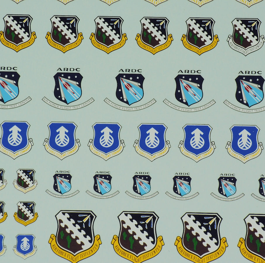 ÉPUISÉ : Écussons/insignes de la base aérienne Edwards