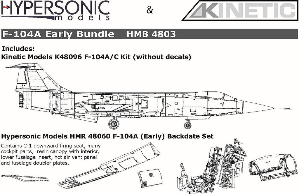 SOLD OUT: Kinetic F-104A (Early) Bundle