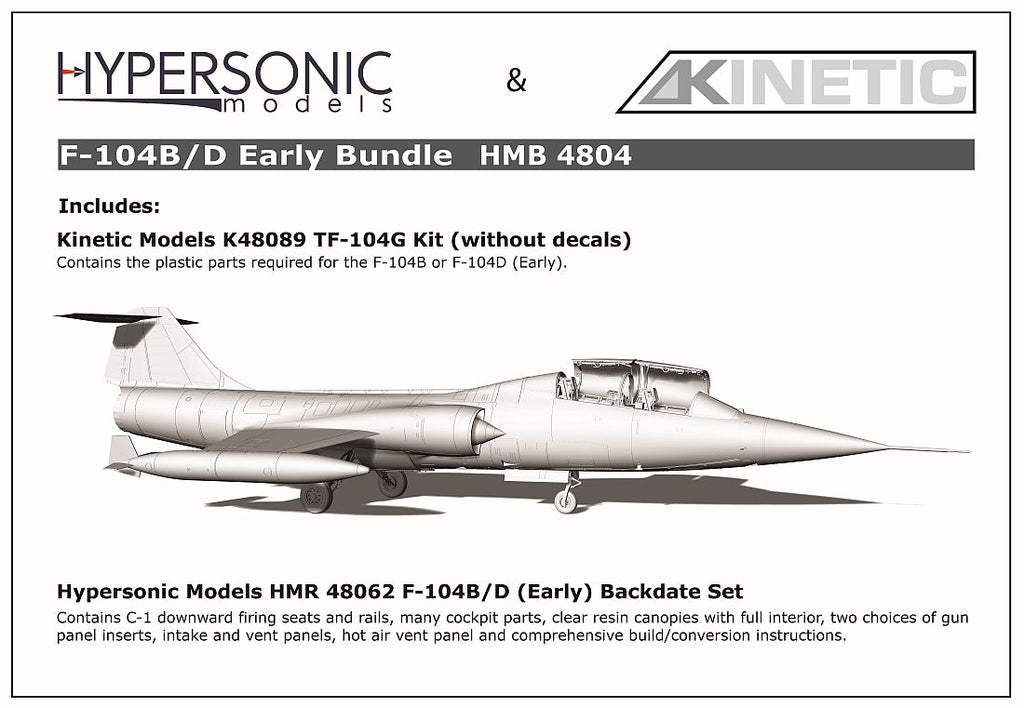 ÉPUISÉ : Pack F-104B/D (Première version)