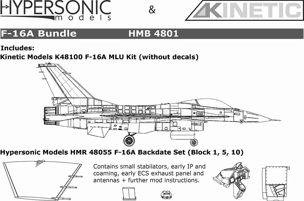 ÉPUISÉ : Pack Kinetic F-16A