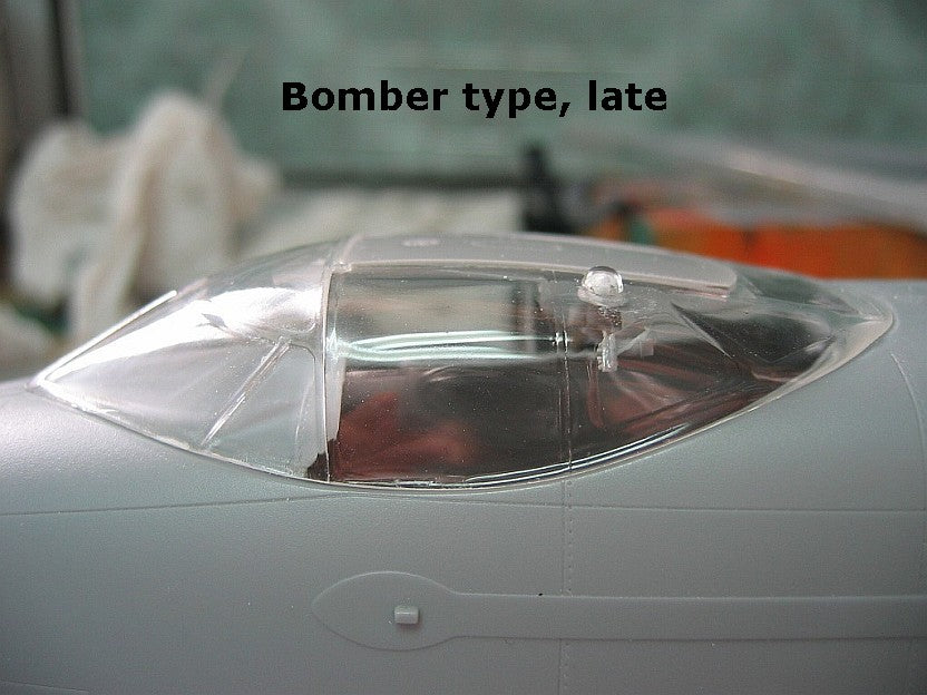 Verrière du bombardier A-3 Skywarrior (pour Trumpeter)