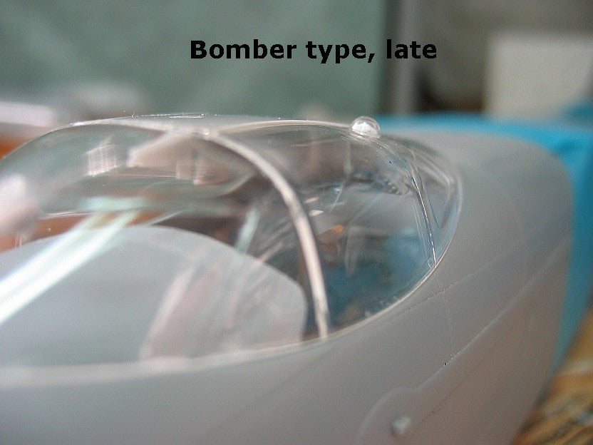 Verrière du bombardier A-3 Skywarrior (pour Trumpeter)