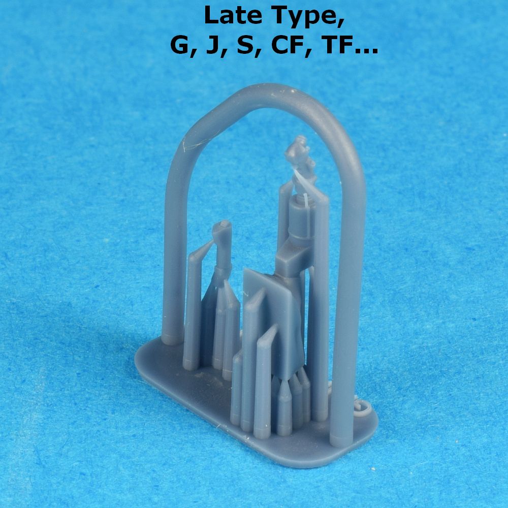 Manche et manette des gaz du F-104 (pour Kinetic)