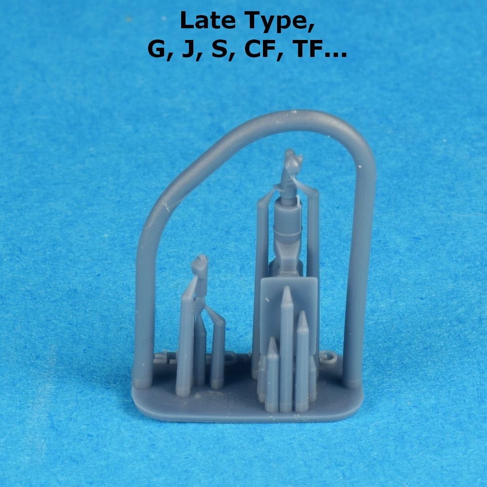 Manche et manette des gaz du F-104 (pour Kinetic)